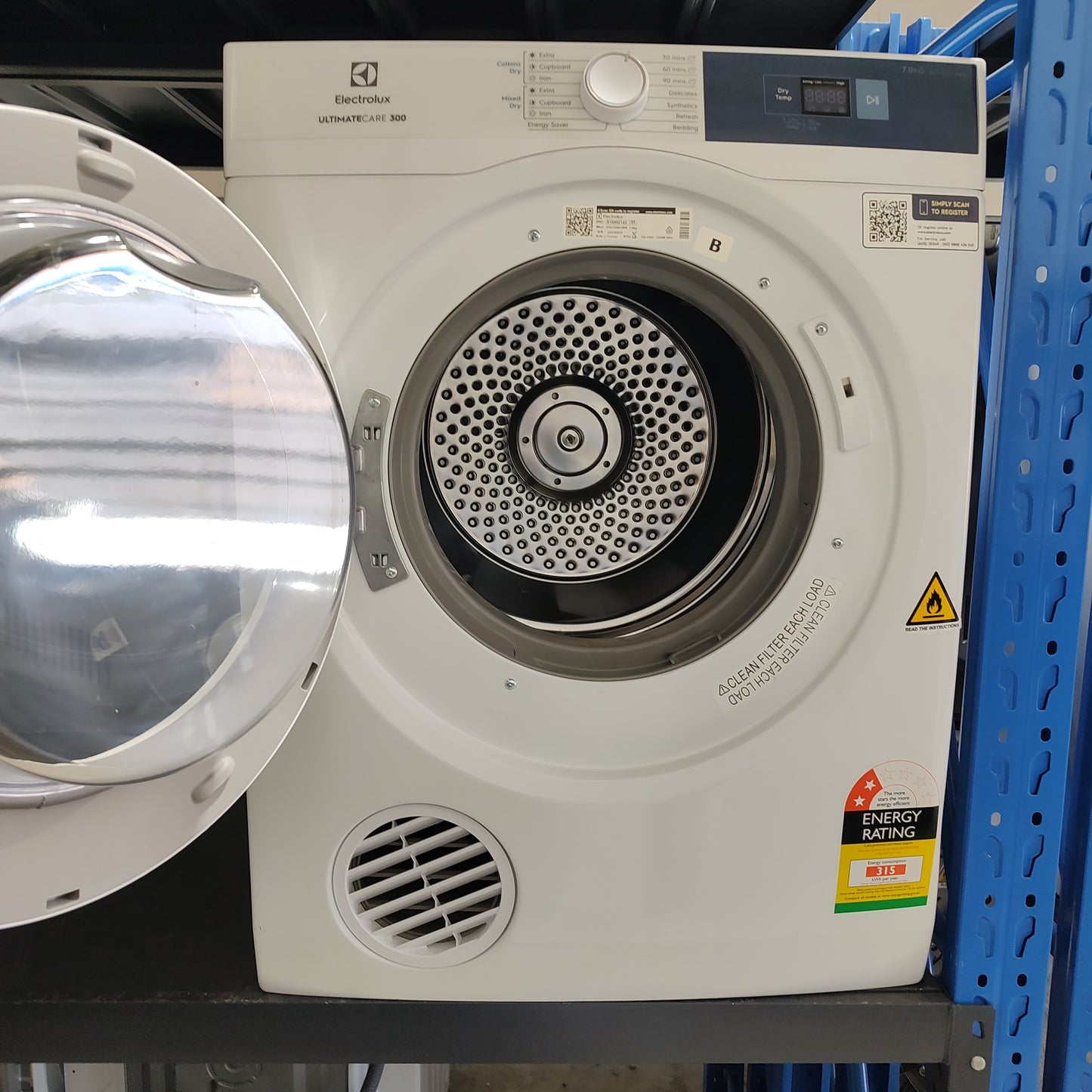 Electrolux 7kg Vented Dryer EDV705H3WB