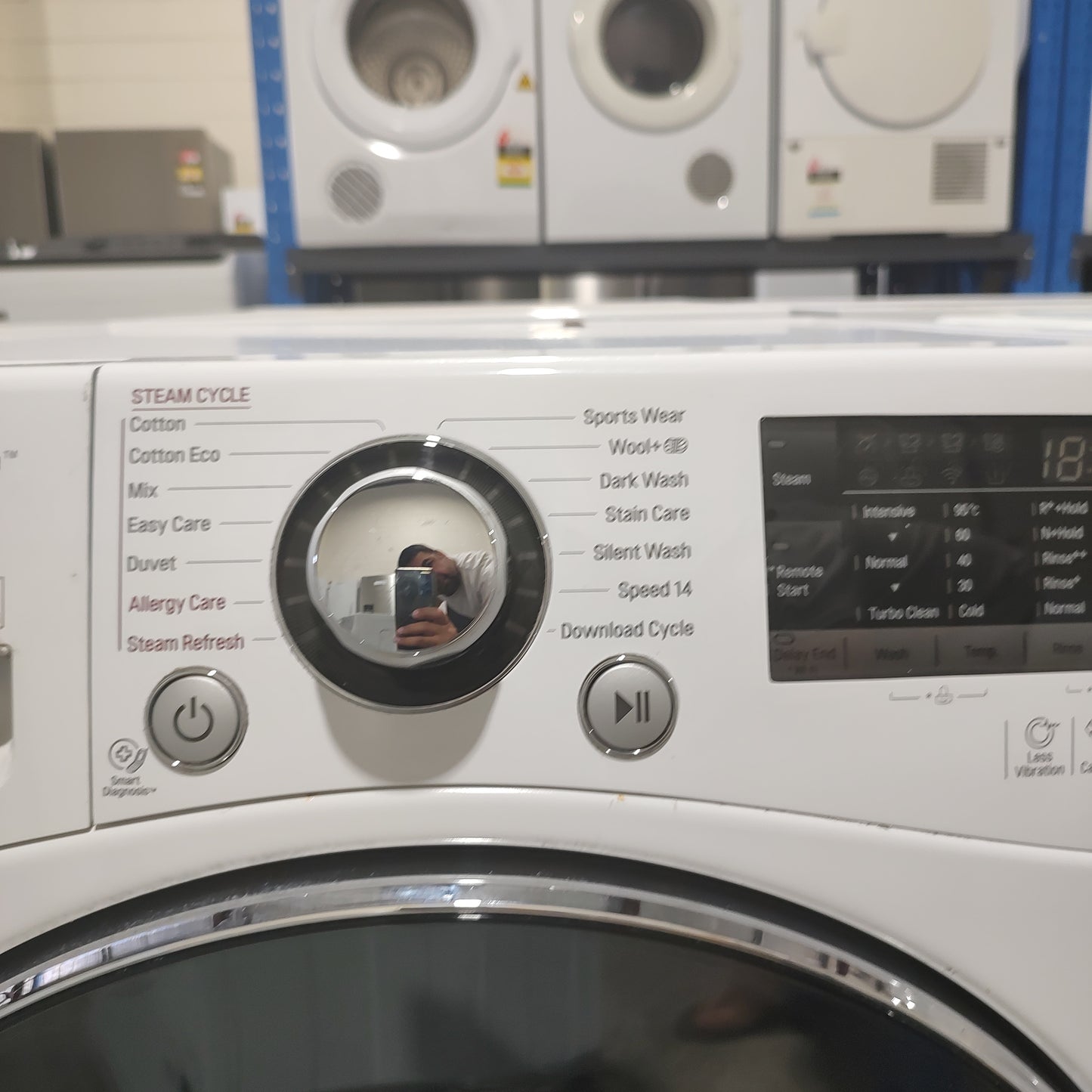 LG 11kg Front Load Washing Machine with TrueSteam WD1411SBW