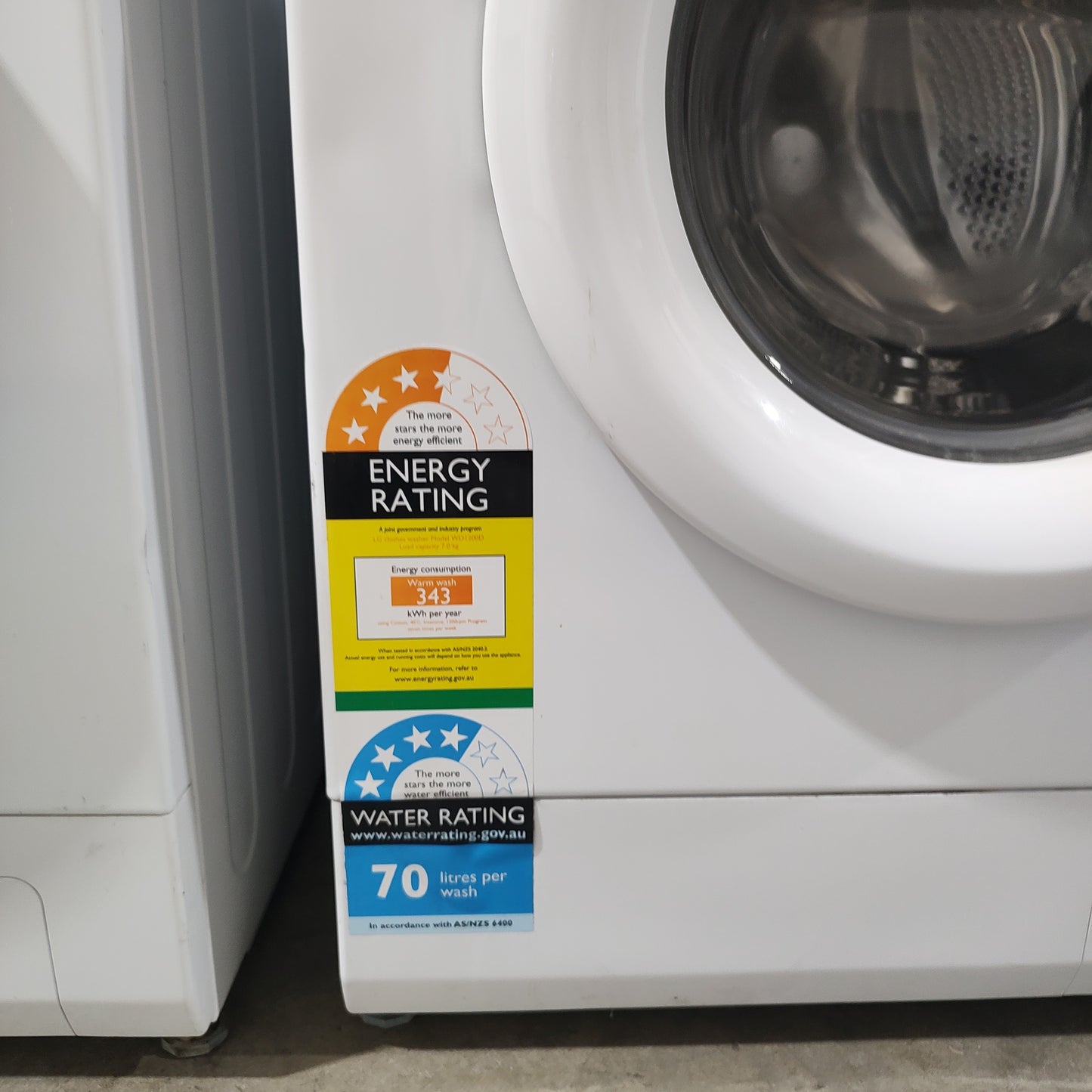 LG WD1200D 7kg Front Load Washing Machine