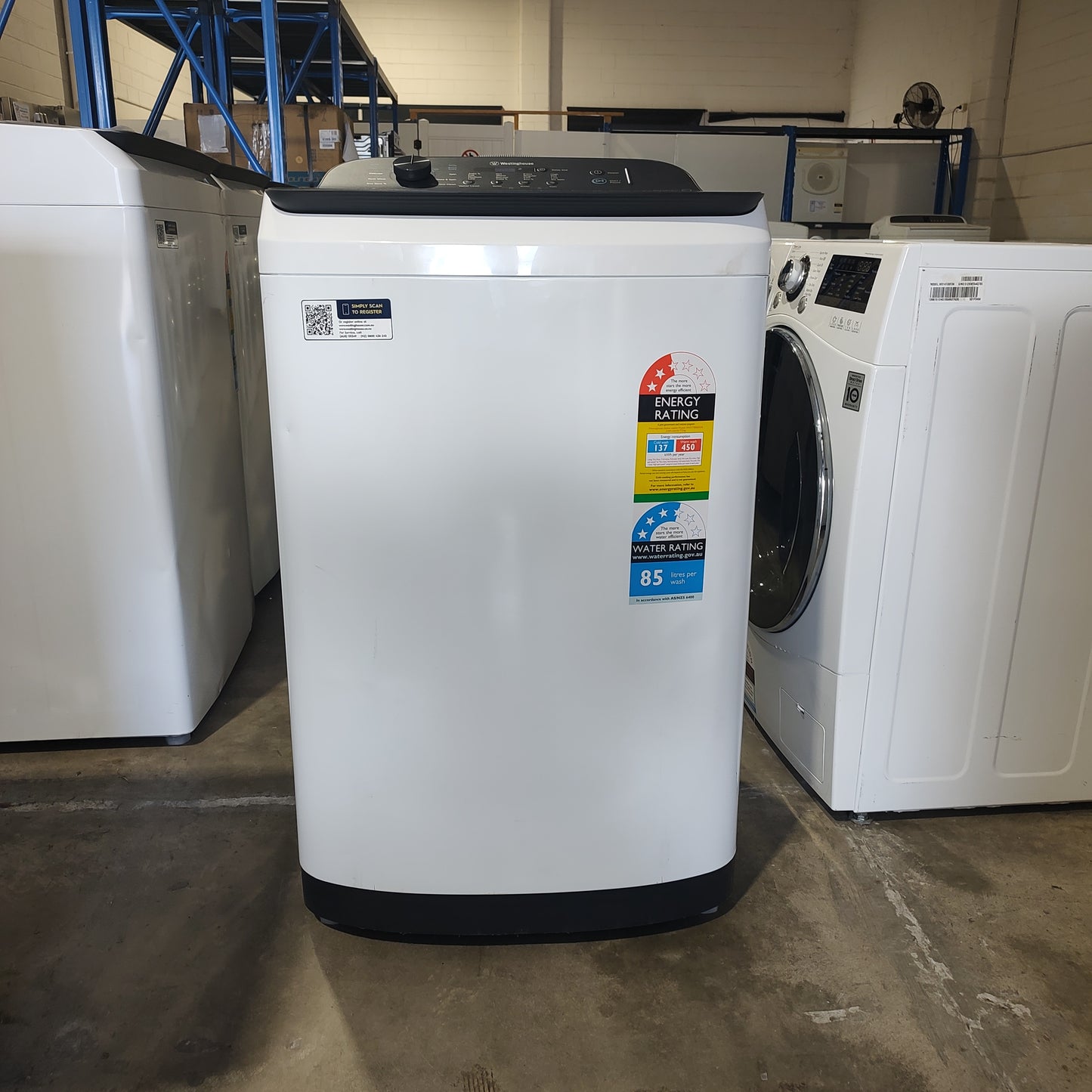 Westinghouse 7kg Top Load Washing Machine WWT7084J5WA