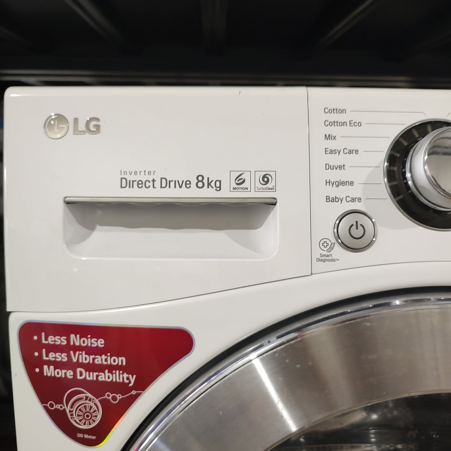 LG WD1408NPW 8kg Front Load Washing Machine