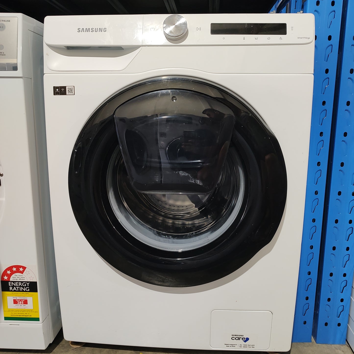 Samsung 8.5kg AI Personalised AddWash Front Load Washing Machine WW85T554DAW