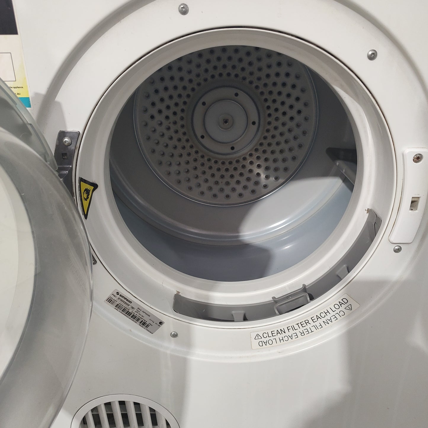 Simpson 39P400M 4kg Vented Dryer