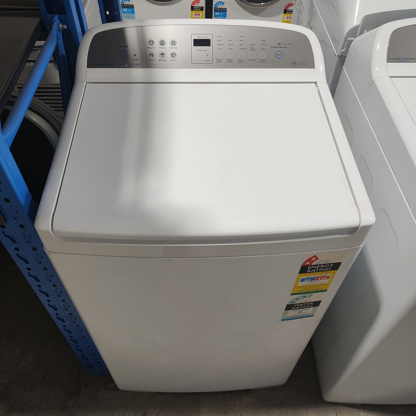 Fisher & Paykel WA7060G1 7kg Top Load Washing Machine