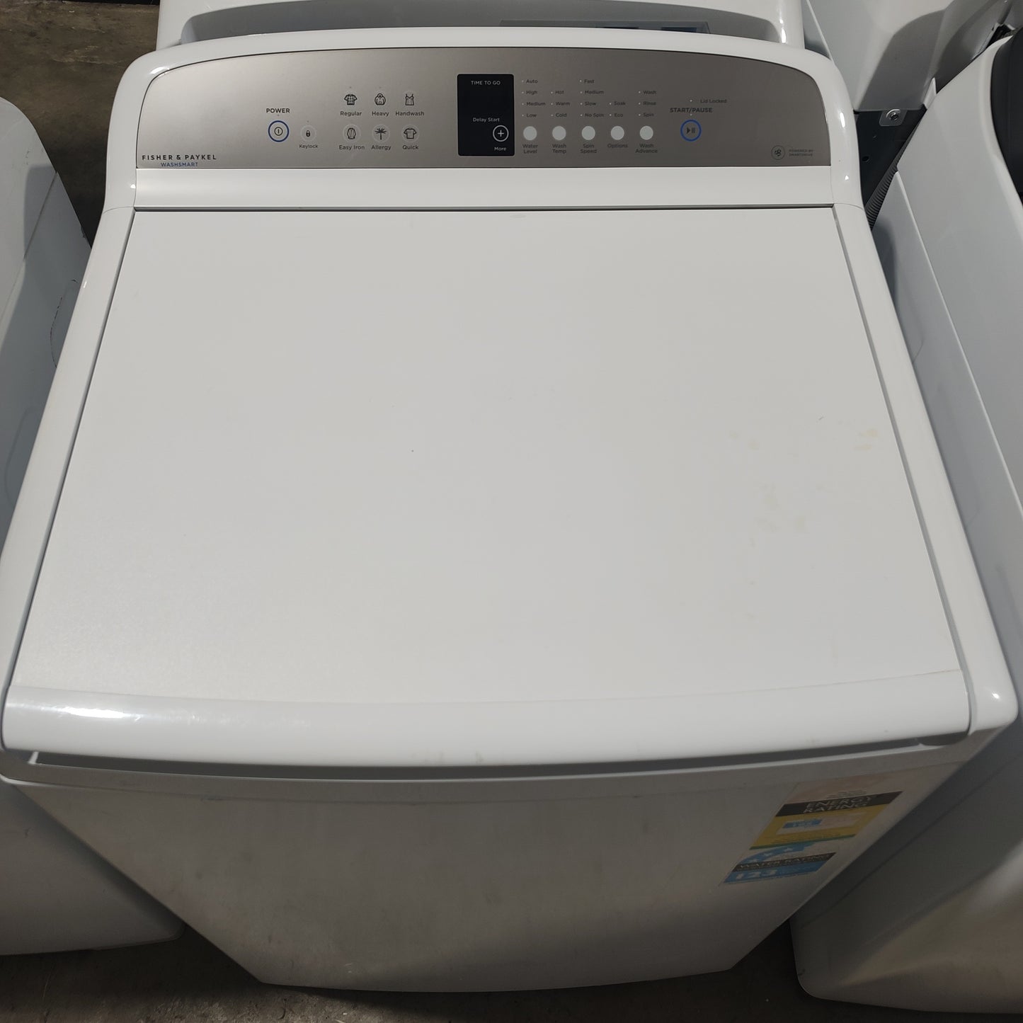Fisher & Paykel 10kg Top Load Washing Machine WA1068G2