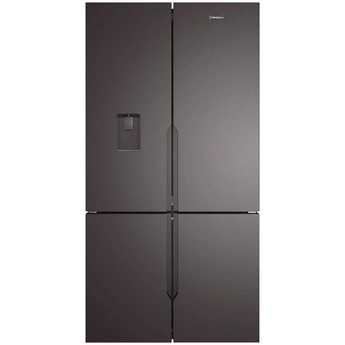 Westinghouse 564L French Quad Door Refrigerator with Water Dispenser Matte Black WQE5660BA