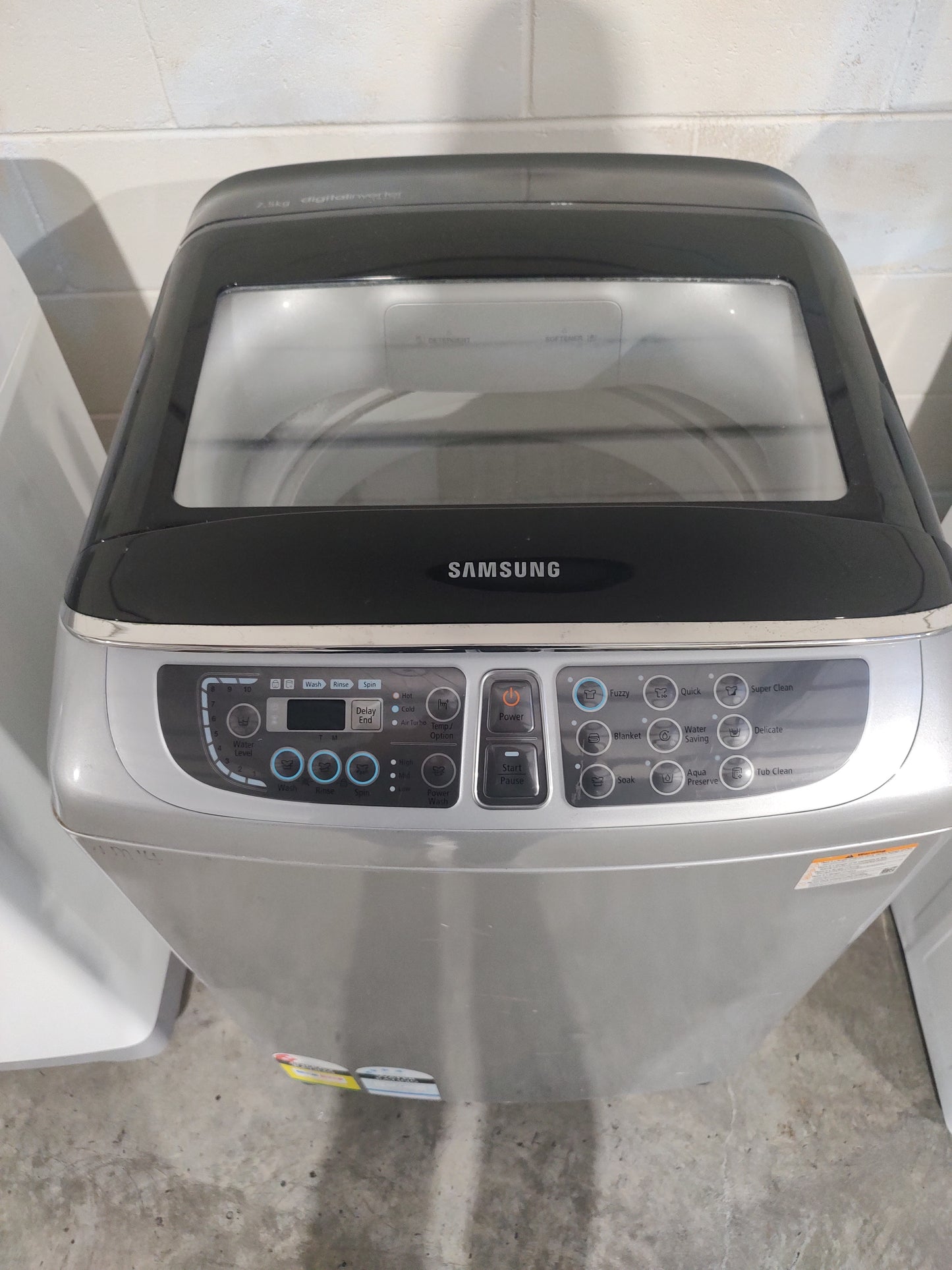 Samsung WA75F7S6 7.5kg Top Load Washing Machine