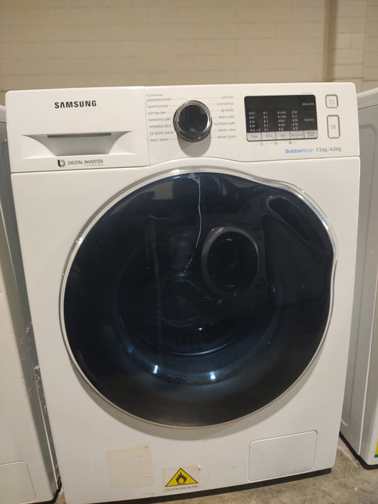 Samsung WD75J5410AW 7.5kg/4kg Washer Dryer Combo
